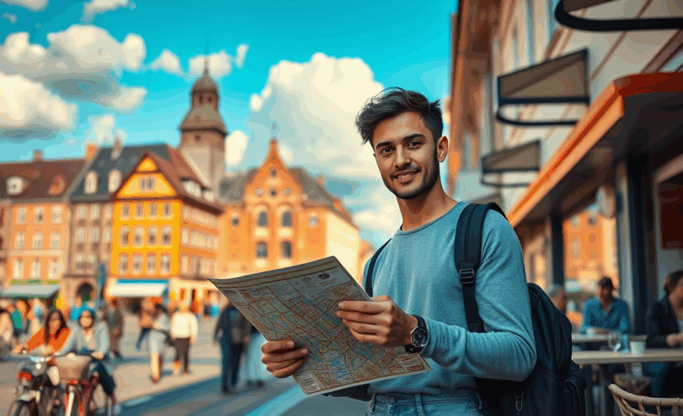 Ein motivierter neuer Ankömmling, der in Deutschland erfolgreich ist.