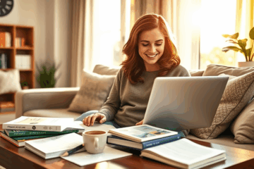 Eine Person betrachtet eine Anzeige und reflektiert über die Entscheidung, die Anzeige gesehen zu haben.