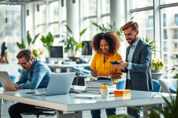 Eine Uhr, die die Geschwindigkeit und Effizienz symbolisiert, mit der Aufgaben schnell erledigt werden können.