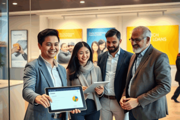 Bild zeigt die Sparkasse und ihre Kreditangebote für Ausländer